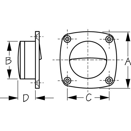 Led Utility Light - 401320-1 - 354-4013201F1