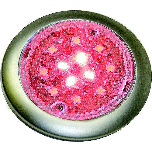 Seadog 401679 Stainless White & Red Led 12V Surface Mount Low Profile Day & Night Task Light With On / Off Switch | #6 Fastener - 401679-1 - 354-4016791F1