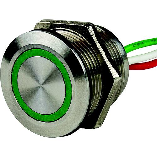 Seadog 403060 Stainless 12/24V Multi Color Led Continuous Adjustment Memory Function Dimmer Switch W/On-Off Function - 403060-1 - 354-4030601F1