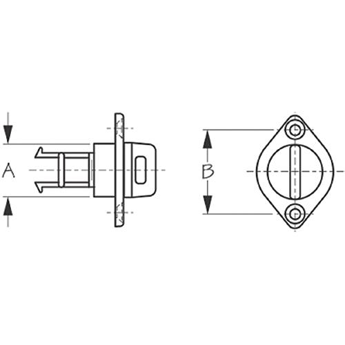 Nylon Drain Plug - 520010 - 354-520010F1