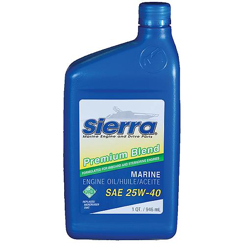 Sierra 94007 Oil-25W40 Fcw I/O-I/B, 55 Gal. Drum - 18-9400-7 - 47-94007F1