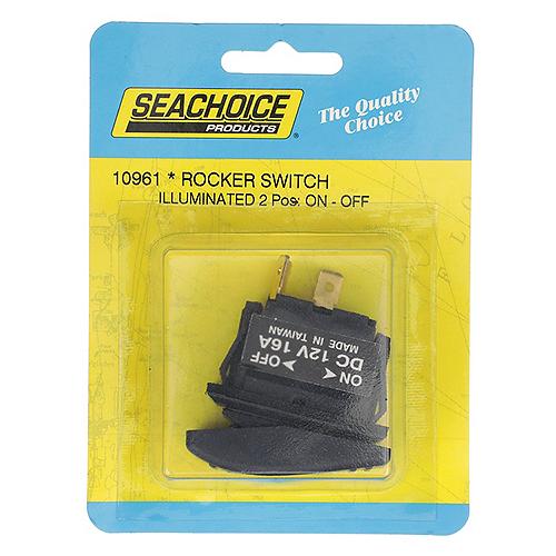Seachoice Illuminated Rocker Switch - 50-10961 - 50-10961F1
