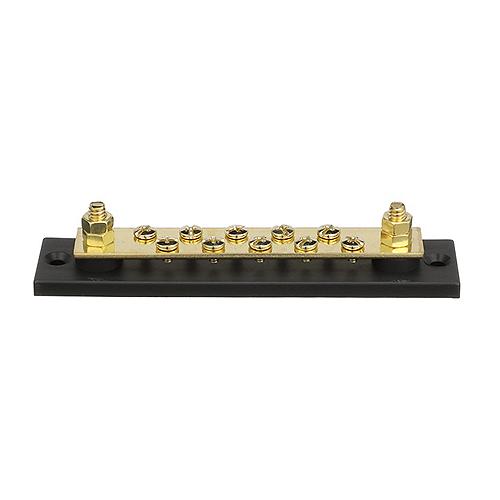 Seachoice Terminal Block, 10-Gang, Brass Clips And Contacts - 13631 - 50-13631F1