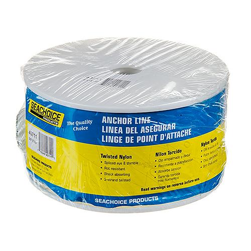 Seachoice 40711 3-Strand Twisted Nylon Anchor Line - White, 3/8