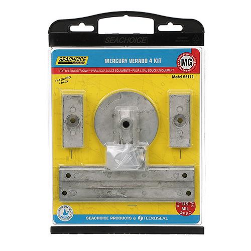 Seachoice 95111 Magnesium Anode Kit For 4 Cylinder Mercury Verado - 50-95111 - 50-95111F1