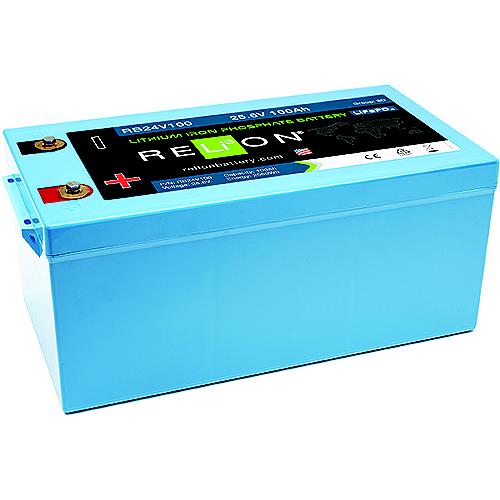 Relion Rb300 Lifepo4 Lithium Iron Phosphate 12V Battery, Group 8D - Rb300 - 569-Rb300F1