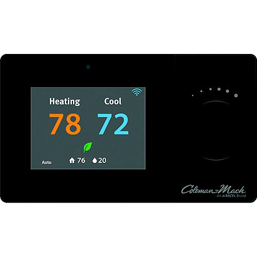 Coleman-Mach Wifi Accessible Digital Thermostat, Black - 9420-391 - 588-9420391F1