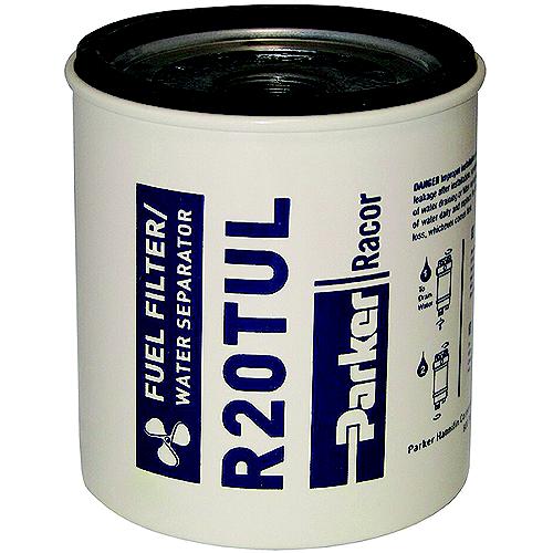 Racor Replacement Element For Diesel Gas Spin-On Fuel/Water Separators - R20Tul - 62-R20Tulf1