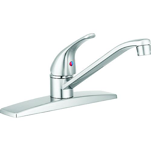 Dura Faucet Dfnmk600Sn Single Lever Kitchen Faucet, Satin Nickel - Df-Nmk600-Sn - 621-Dfnmk600Snf1
