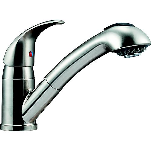 Dura Faucet Dfnmk852Sn Designer Pull-Out Kitchen Faucet, Satin Nickel - Df-Nmk852-Sn - 621-Dfnmk852Snf1