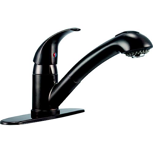 Dura Faucet Dfnmk852Vb Designer Pull-Out Kitchen Faucet, Venetian Bronze - Df-Nmk852-Vb - 621-Dfnmk852Vbf1