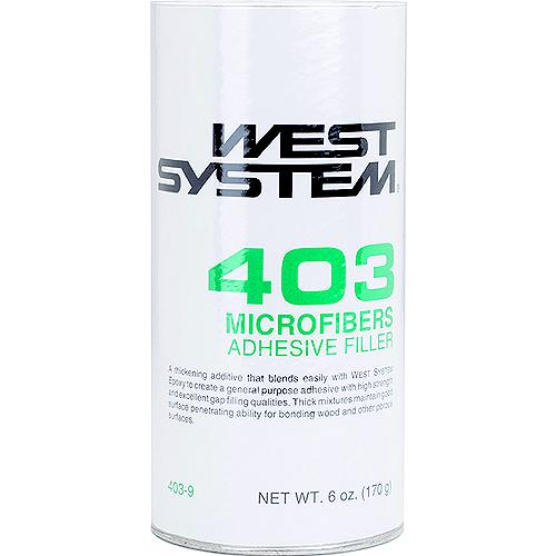 West System 40328 Microfibers, Off-White, 20 Oz., 12/Case - 403-28 - 655-40328F1
