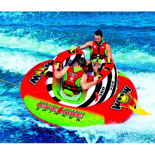 Wow Sports 201070 Cylone Spinner Towable, 1-2 Person - 20-1070 - 742-201070F1