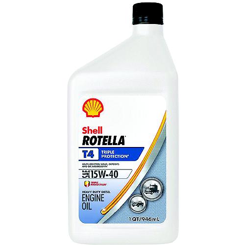 Shell 550045128 Rotella® T4 Triple Protection Heavy Duty Diesel Engine Oil, 18.9L, 2/Case - 550045128 - 852-550045128F1