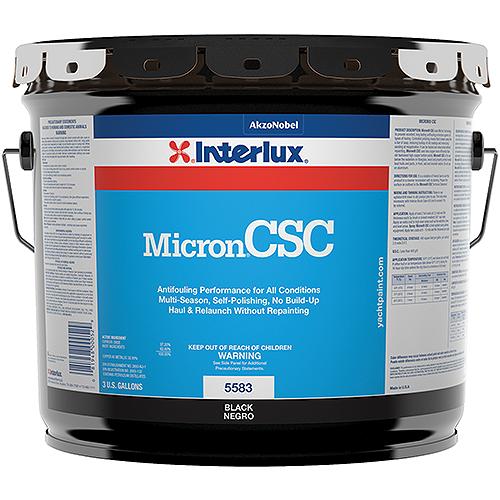 Interlux 55833 Micron® Csc Bottom Paint, Black 3-Gal Pail - Y5583/3 - 94-55833F1