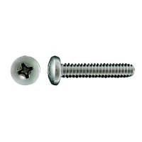 14X12P11Ms Stainless Machine Screws, Pan Head, 1/4