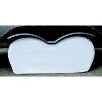 Adco Double-Axle Tyre Gard, White (1 Ea.) - 3922 - 104-3922F1