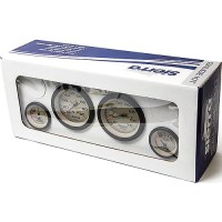 Sierra 65481P Sahara Series Black & Tan Outboard 4 Set With Tachometer, Speedmotor, Voltmeter & Fuel Gauges - 65481P - 11-65481Pf1