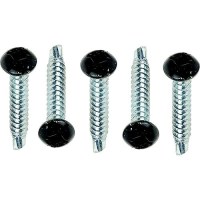 Ap Products 012Ptk500Bl8X1 Pan Head Tri-Screw Self-Drilling, 8 X 1, Black, 500/Pk - 012-Ptk500Bl 8 X 1 - 112-012Ptk500Bl8X1F1