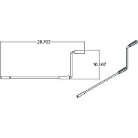 Ap Products 014119226 Std S/O & Landing Gear Crank Handle - 014-119226 - 112-014119226F1