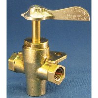 Brass Three-Way Valve, 1/4