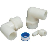 Waste Hose Tank Adapter Kit, 90° Pipe To Hose - 41390 - 114-041390F1