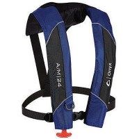 Onyx 13200050000415 A/M-24 Automatic/Manual Inflatable Life Jacket, Blue - 132000-500-004-15 - 116-13200050000415F1