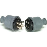 4 Pole Rubberized Connector - M-115-Bp - 12-M115Bpf1