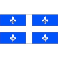 Flying Colours Nylon Quebec Flag, 12