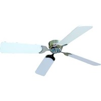 Ceiling Fan-Brushed Nic/Wh 36