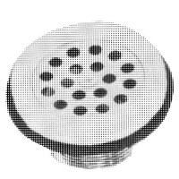 2 1/2In Shower Drain Bell Rv Rvx - 65Car227G - 135-65Car227Gf1