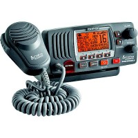 Cobra Mrf77Bgps Fixed Mount Class D Vhf Radio With Built-In Gps Receiver (Includes Flush Mount And Fixed Mount Kits), Gray - Mr F77B Gps - 143-Mrf77Bgpsf1