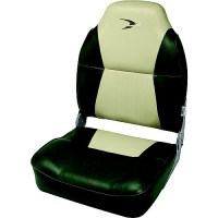 Wise Premium High Back Fishing Boat Seat - Green/Sand - 8Wd640Pls-671 - 144-8Wd640Pls671F1