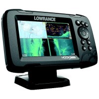 Lowrance 00015856001 Hook Reveal 5 Fishfinder Splitshot W/Downscan Imaging & C-Map Contour+ Mapping, 5