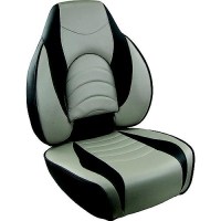 Springfield 10416341 Fish Pro High Back Seat, Charcoal/Gray - 1041634-1 - 169-10416341F1
