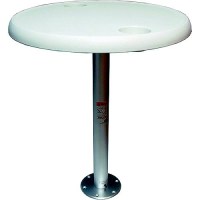 Dock Edge 1690202 Stowable Table Package, Round Tabletop - 1690202 - 169-1690202F1