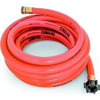 Camco Rhinoflex Gray/Black Water Hose, 25' - 22990 - 17-22990F1