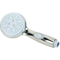 Camco 43746 Premium Rv/Marine Shower Head Only, Brushed Nickel - 43746 - 17-43746F1