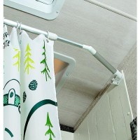 Camco 43764 Shower Extender Curtain Rod, Fits 35