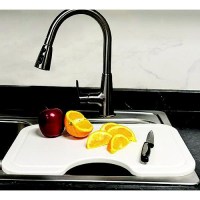 Camco 43850 Large Sink Mate Cutting Board, White - 43850 - 17-43850F1