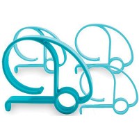 Camco 44004 Blue, Rv Shaped Tablecloth Clamps, 4/Pk - 44004 - 17-44004F1