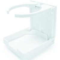 Camco Adjustable Drink Holder, White - 44040 - 17-44040F1