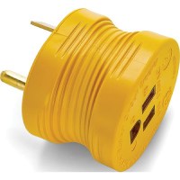 Camco Electrical Adapter, 30A Male, 15A Female - 55233 - 17-55233F1