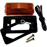 Anderson V203Bka Led Sealed Clearance/ Side Marker Light Assembly W/Chrome Bracket, Amber - V203Bka - 177-V203Bkaf1