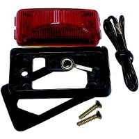 Anderson V203Bkr Led Sealed Clearance/ Side Marker Light Assembly W/Chrome Bracket, Red - V203Bkr - 177-V203Bkrf1