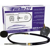 Uflex Fourtechblk20Ztf Fourtech™ Ztf Rotary Steering System, 20' Black Cable - Fourtechblk20 Ztf - 216-Fourtechblk20Ztff1