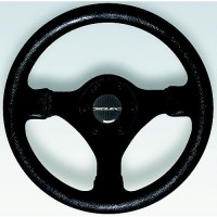 Uflex Soft Touch Steering Wheel, Black - V45 - 216-V45F1