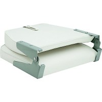 Attwood 98395Gy Low Back Fold Down Fishing Seat, Gray - 98395Gy - 23-98395Gyf1