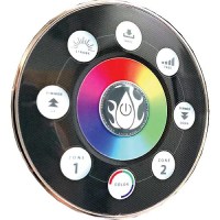 Th Marine Ledrgbcont4Rdp Rgb Led Light Controller, Round W/Chrome Bezel - Led-Rgbcont-4R-Dp - 232-Ledrgbcont4Rdpf1