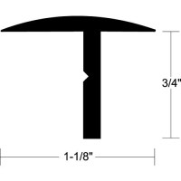 Taco A500304Tal12 Aluminum T Hatch Trim 3/4